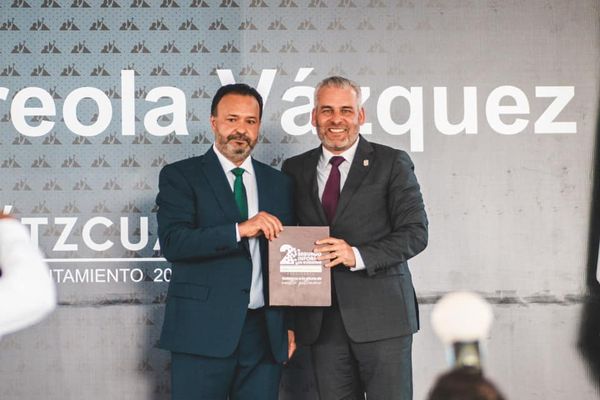Los números del informe de Julio Arreola, presidente de Pátzcuaro
