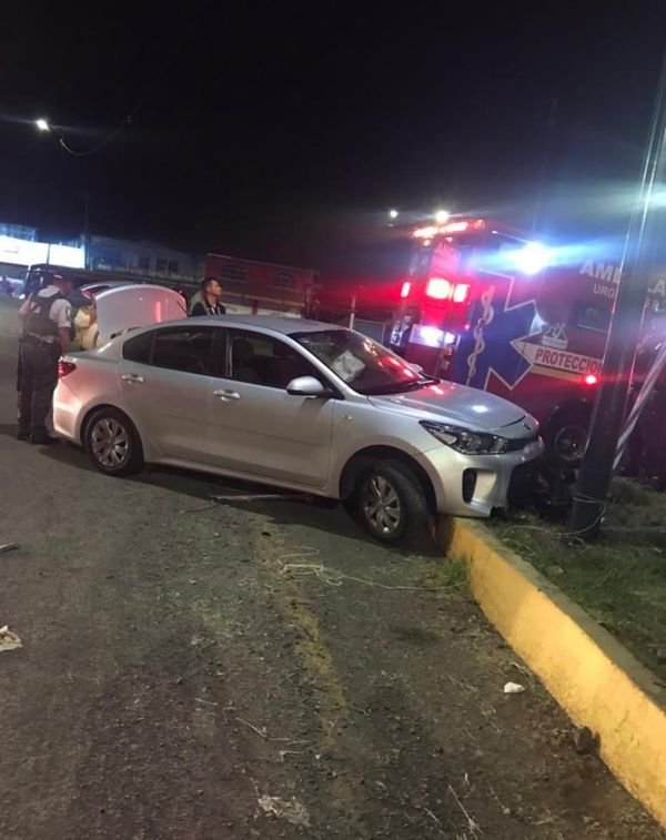 Accidente moviliza a corporaciones