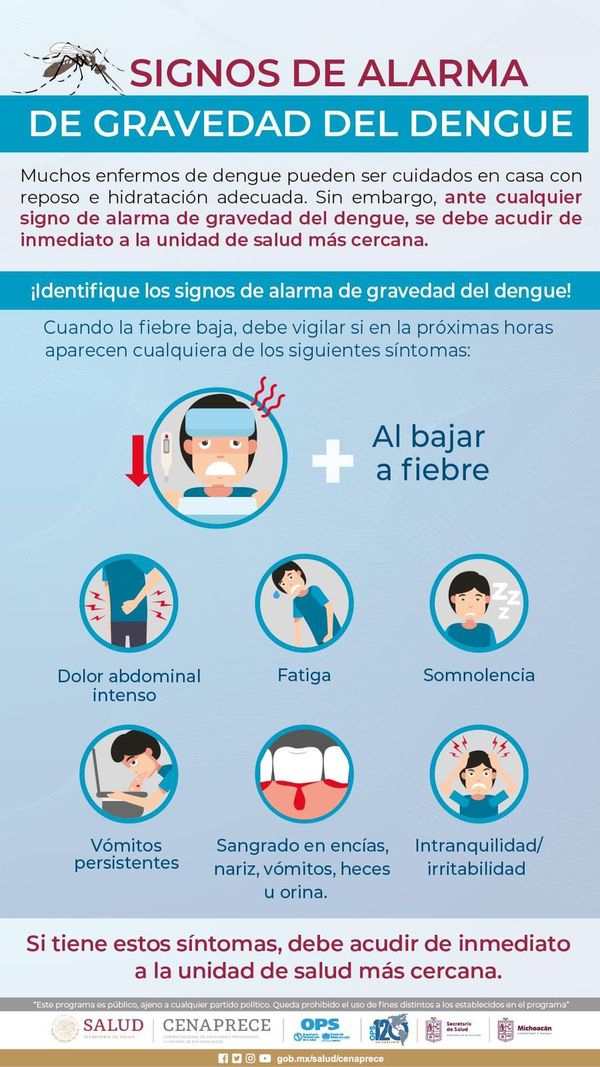 Estos son los síntomas del dengue y las características del mosco transmisor