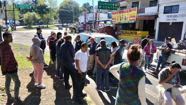 Vecinos en Pátzcuaro se manifestaron