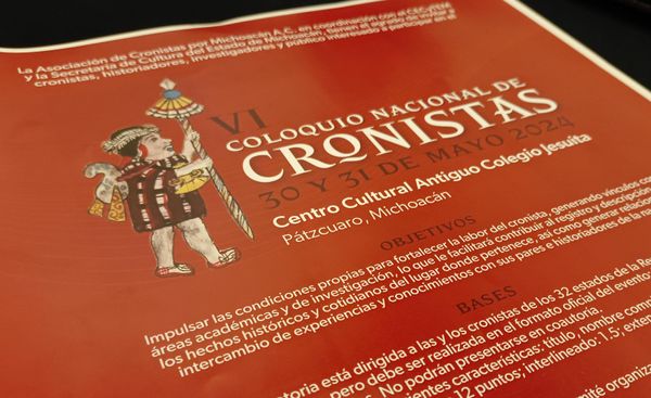 Anuncian convocatoria del Coloquio Nacional de Cronistas 2024