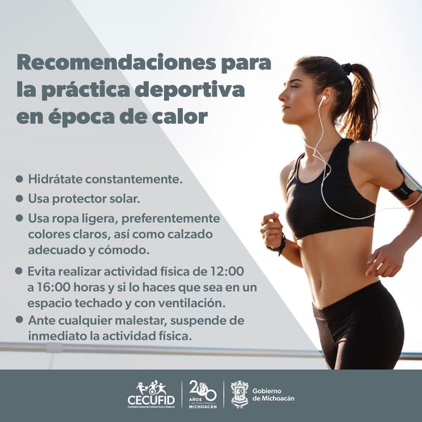 Sigue estos consejos para hacer deporte y evitar un golpe de calor