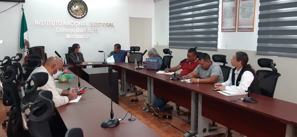 El INE en Pátzcuaro avanza con los detalles de la jornada electoral