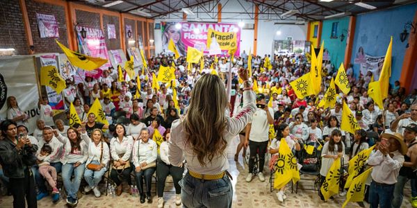 La efervescencia de los ciudadanos arropa a Samanta Flores rumbo a la Presidencia de Pátzcuaro