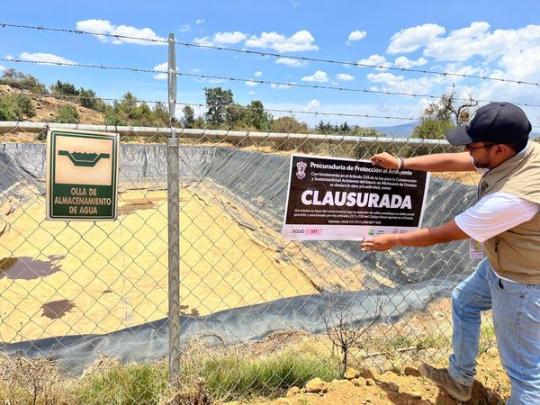 Clausuran más ollas de agua en cuenca del lago de Pátzcuaro