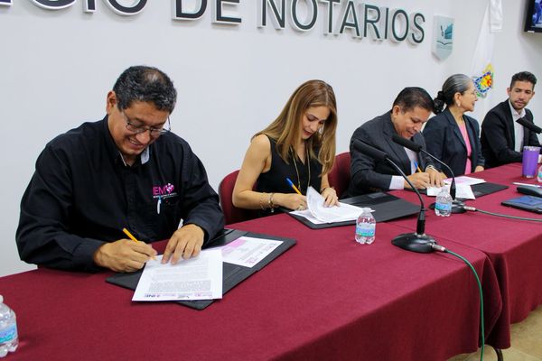 IEM, INE y Colegio de Notarios firman convenio para fortalecer certeza jurídica en el Proceso Electoral Judicial