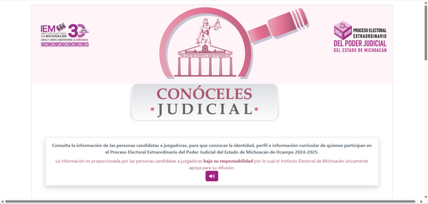 Sistema de “Conóceles Judiciales”