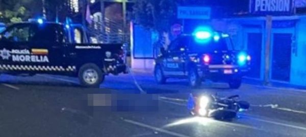 Motociclista perdió la vida en un choque en Morelia