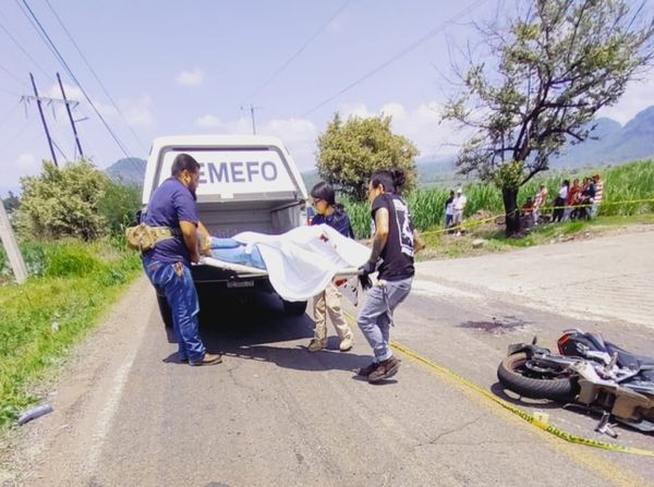 Una mujer perdió la vida en accidente de motocicleta