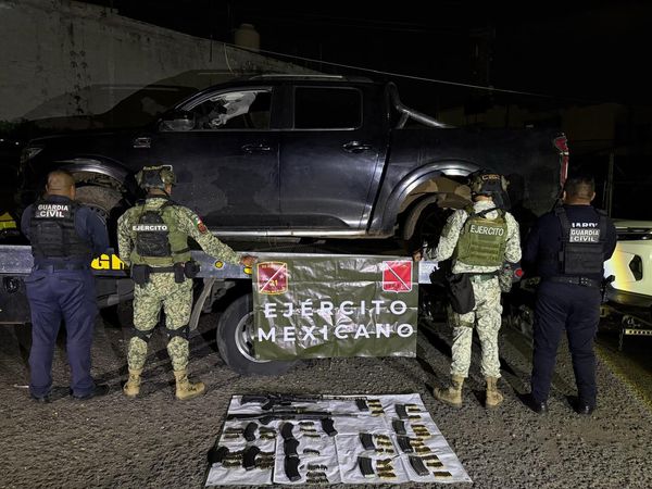 SSP asegura dos armas largas, vehículos y más de 400 cargadores en Quiroga