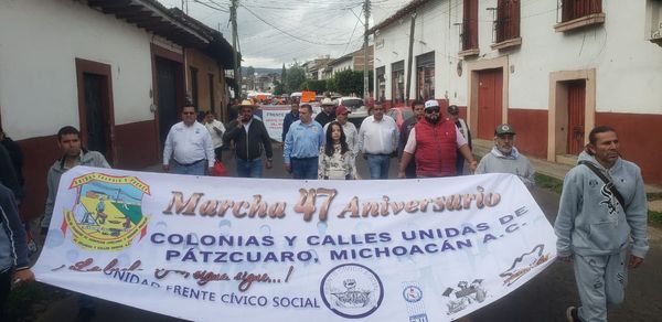 Colonias y Calles Unidas de Pátzcuaro cumple 47 años de gestión, lucha y asesoría en favor de los más vulnerables