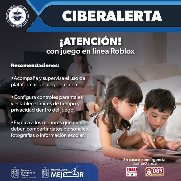 SSP emite ciberalerta para prevenir riesgos de niñas y niños por juegos en la red