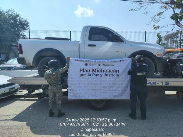 En operativo recupera GC camioneta robada