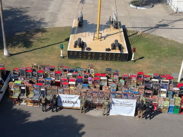 Fuerte golpe a las finanzas ilegales: Aseguran máquinas tragamonedas en Lázaro Cárdenas