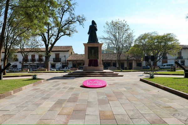 Fue inaugurada la Plaza Gertrudis Bocanegra