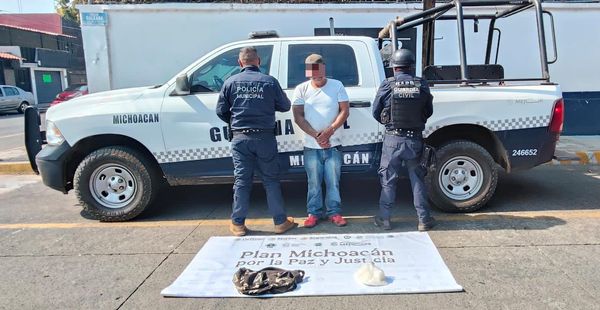 Detiene la GC y la PM  a hombre con droga