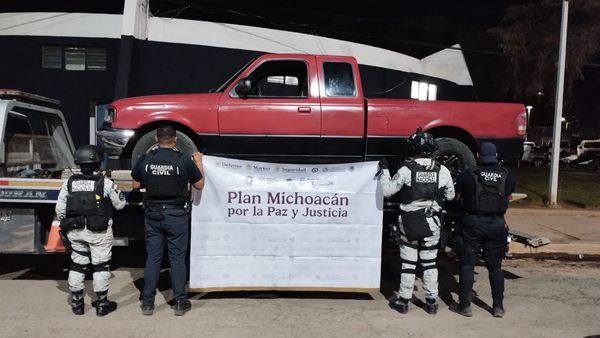 Asegura GC a dos hombres y siete vehículos con reporte de robo