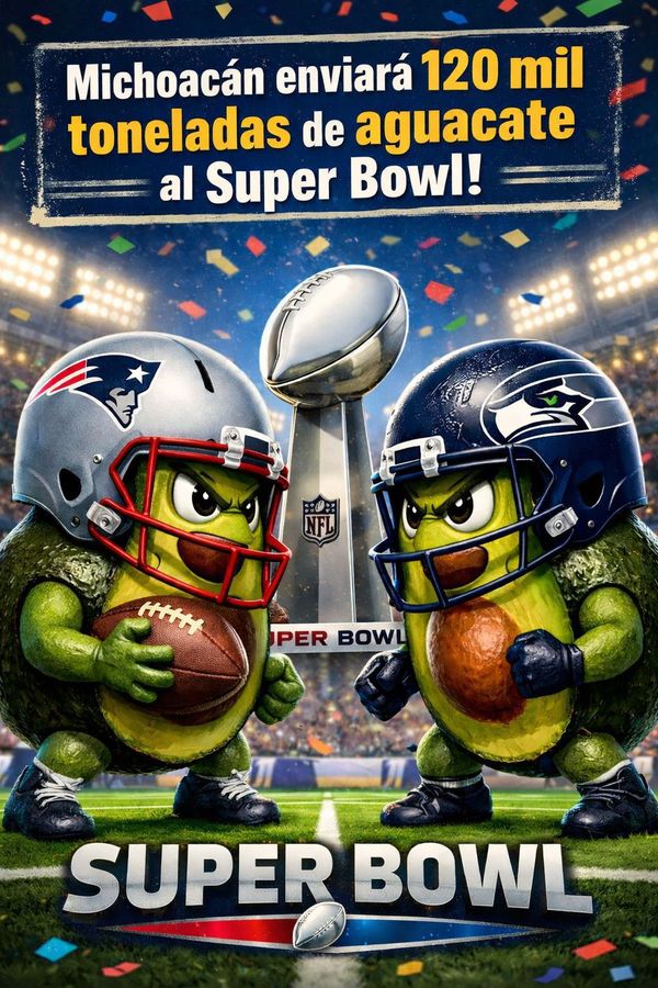 Aguacate Michoacano en el Súper Bowl