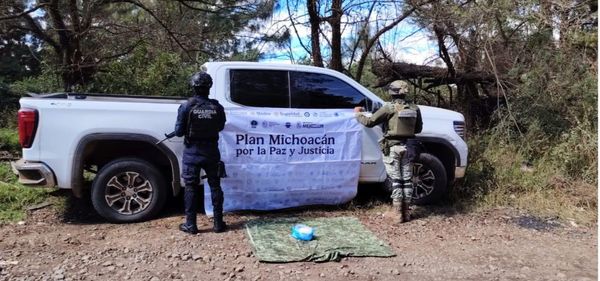 Asegura GC lujosa camioneta y un kilo de metanfetamina