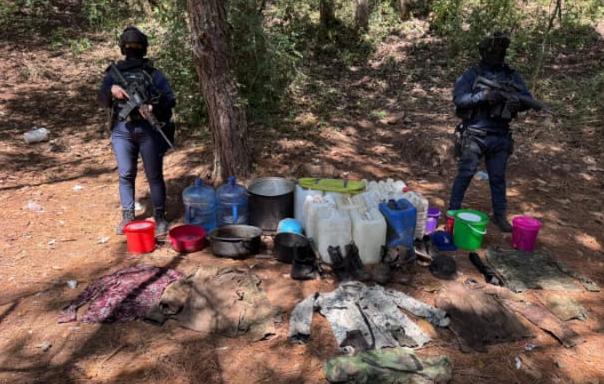 Destruye Guardia Civil campamento del Crimen Organizado