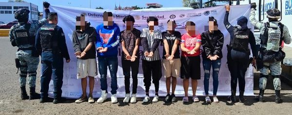 En Ecuandureo, fueron detenidas 7 personas con droga