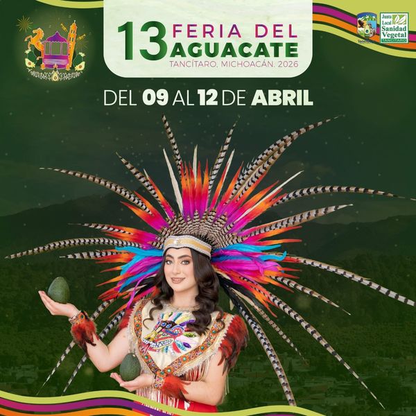 Tancítaro celebrará la edición 13 de la Feria del Aguacate