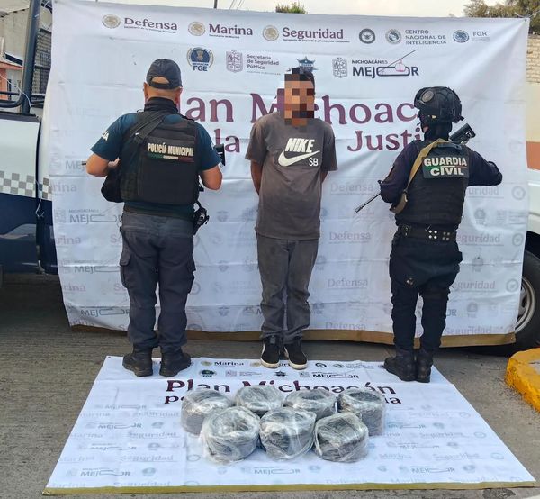 Guardia Civil detienen a hombre con siete kilos de droga