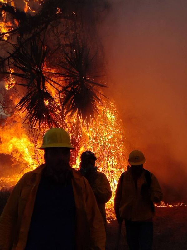 Tacámbaro arde… y dos brigadistas mueren en el intento
