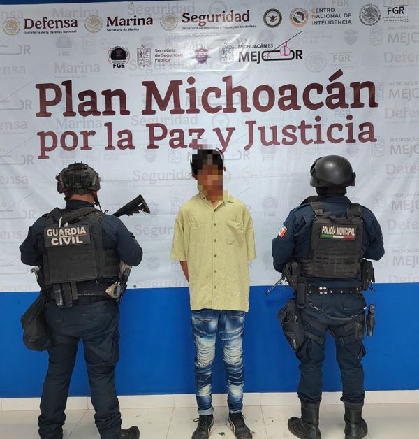 Detiene la GC a dos  con droga y equipo táctico