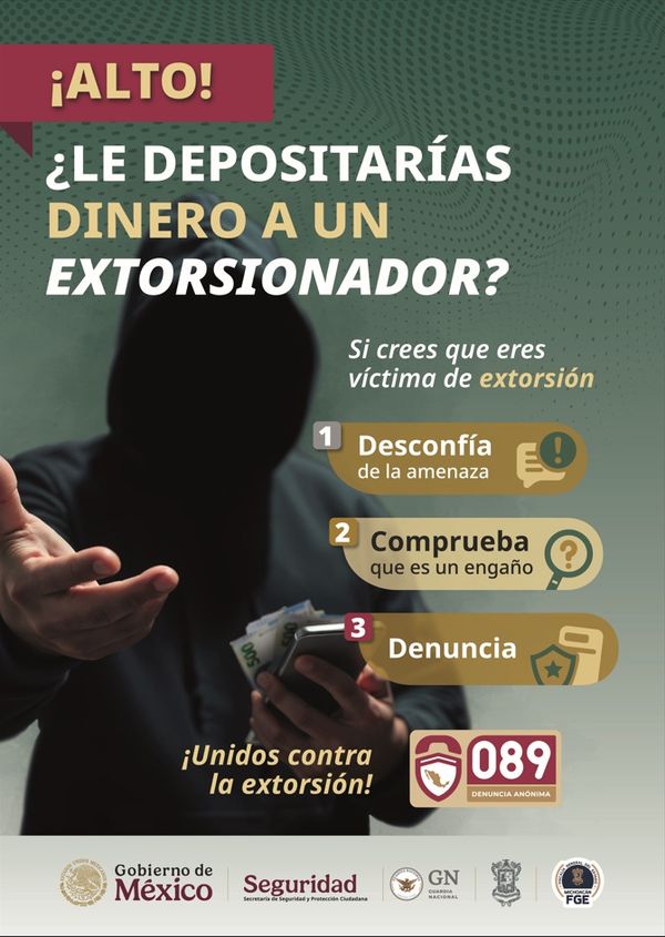 Exhortan FGE a prevenir extorsiones mediante mensajes falsos sobre premios y concursos
