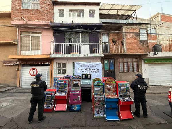SSP asegura 49 máquinas tragamonedas en Quiroga