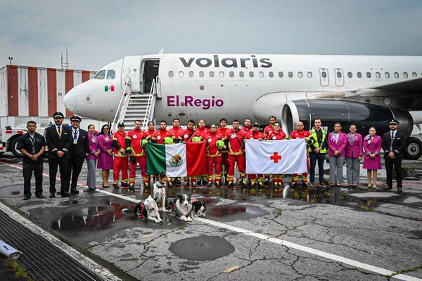 Fuerza de Tarea USAR de Cruz Roja Mexicana rumbo a Venezuela, un Michoacano a bordo
