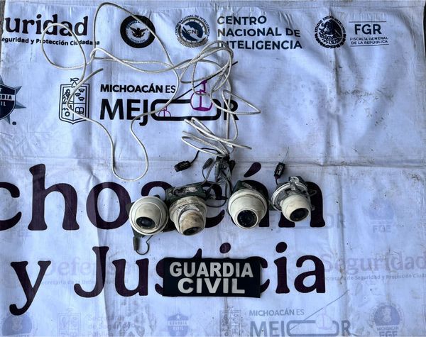 Desactiva GC red de video vigilancia, al norte de la ciudad de Uruapan